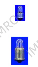 105122 Indicator lamps with Midget flanged-base