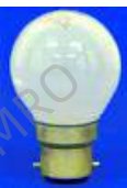 102524 Lustre (spherical) lamps with B22 base