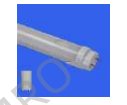 LED tube multi-range voltage, white colour 840 with dummy starter