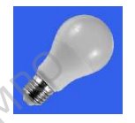 LED lamps GLS, warm white, 3000K