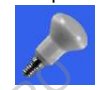 LED lamps R50 Reflector, warm white, 3000K