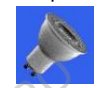 LED lamps GU10 Reflector, warm white, MR16 36°, 3000K