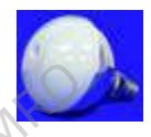 Blended-light lamps with reflector for use without external ballast (AC only)