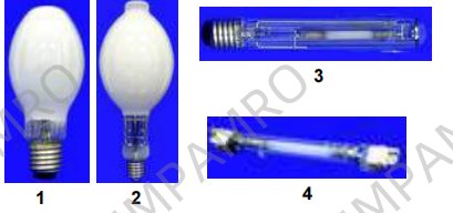 High-pressure sodium lamps for use with ballast