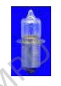 Halogen flashlight lamps
