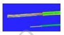 PVC insulated wire, solid, single core