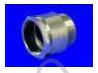 Cable glands, brass, nickel plated, IP54