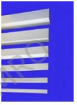 Cable trunking PVC with cover, colour white