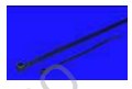 Cable ties, selflocking, black