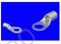 Solderless ring terminals, non-insulated