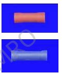 Solderless connectors, insulated, in boxes