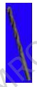 Twist drills, HSS, straight shank