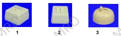 Cabin switches, surface mounting