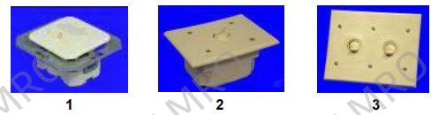 Cabin switches, flush mounting with cover plate