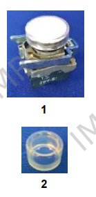 LED Pilot lights Telemecanique XB4BV.