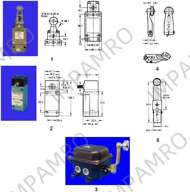 Limit switches and accessories