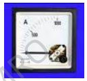 Measuring instruments - Ammeters, moving coil, panel mounting 72x72 mm