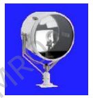 696058 Outdoor Lighting - Searchlights, 350 mm, cabin controlled, IP56
