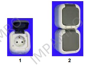 Wiring Accessories for Marine Use - Receptacles, European, 'Schuko'