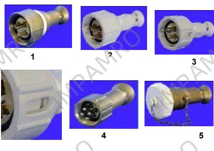 Wiring Accessories for Marine Use - Plugs and couplings, HNA (German)