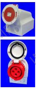 743726 Wiring Accessories for Marine Use - Ceeform receptacles, IP67, earth pin on 6h