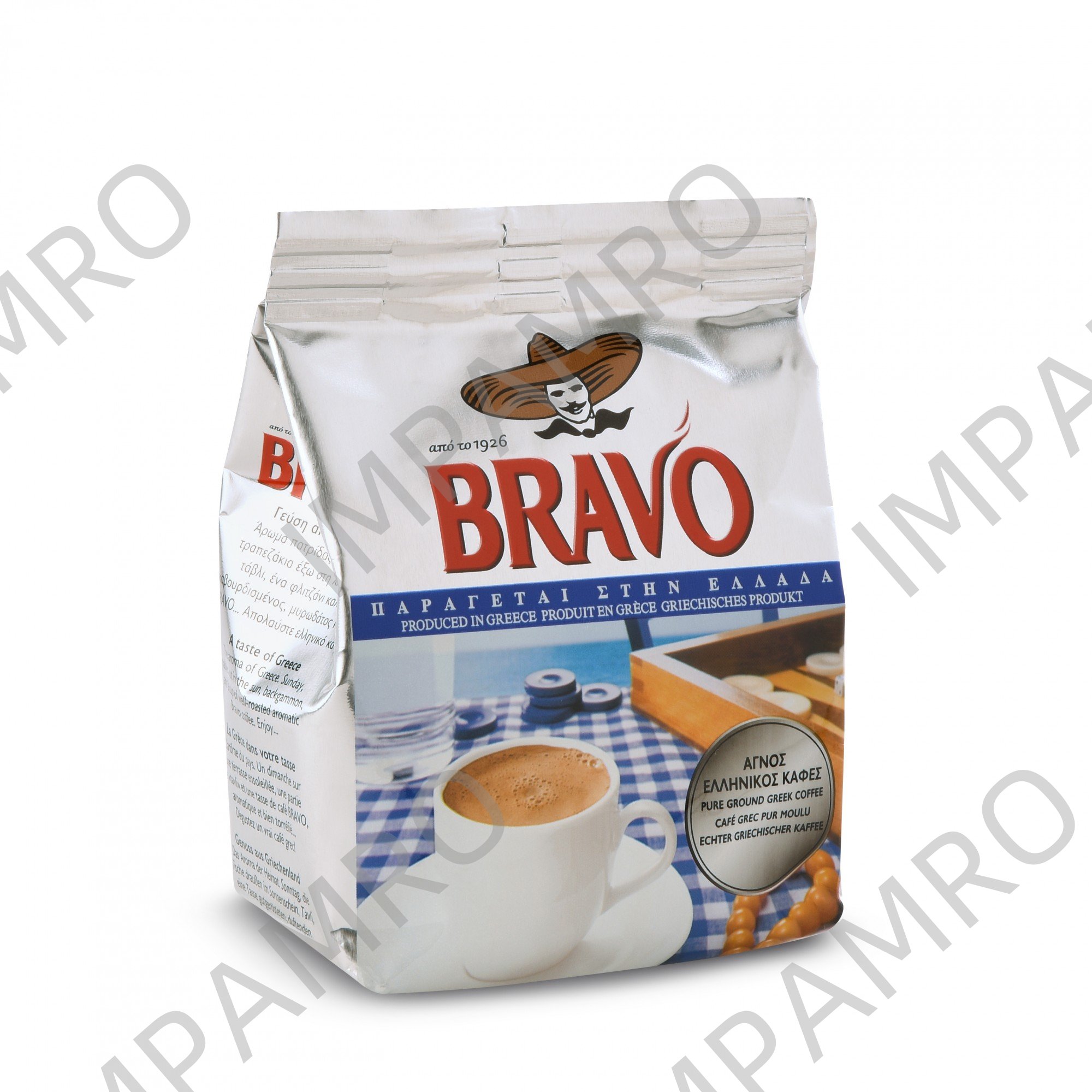 COFFEE GROUND GREEK BRAVO