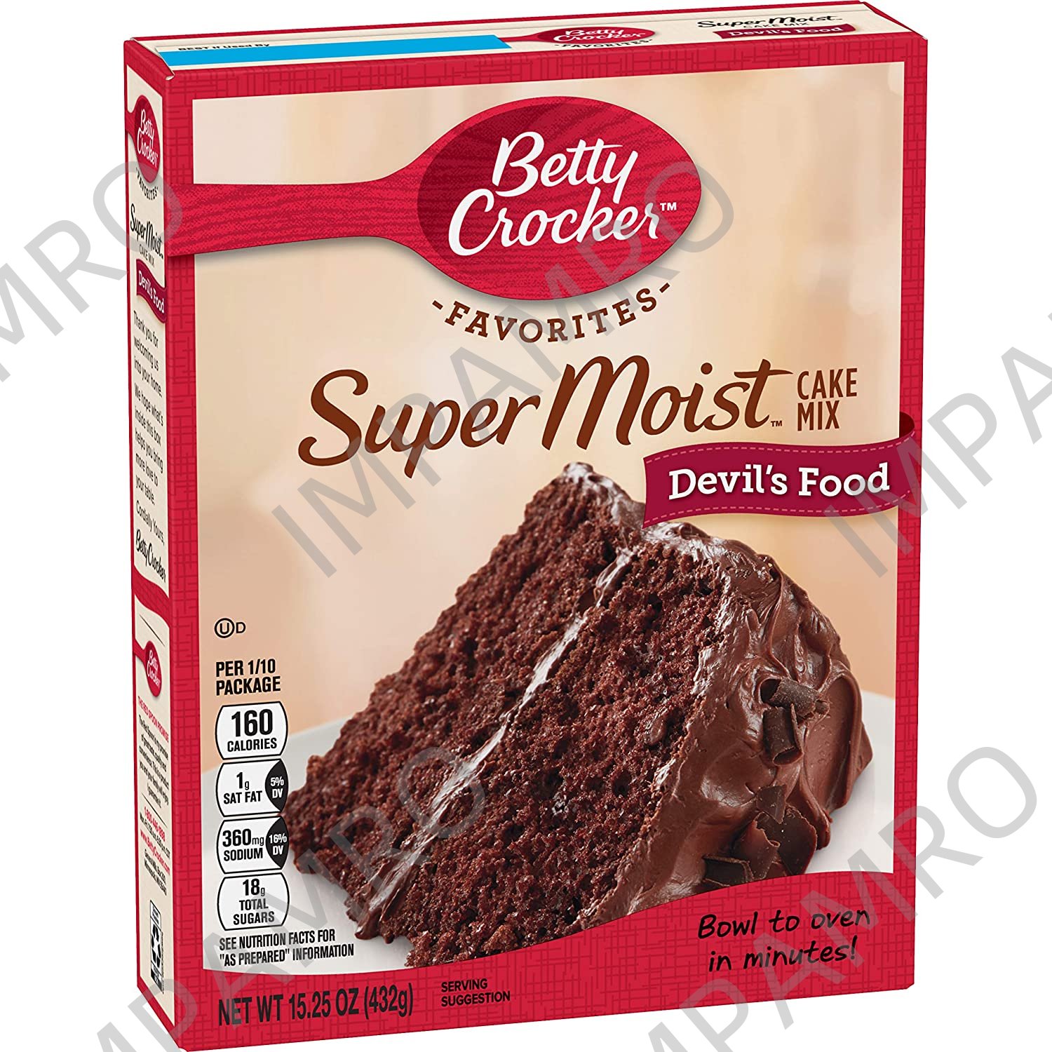 CAKE MIX DEVILS FOOD