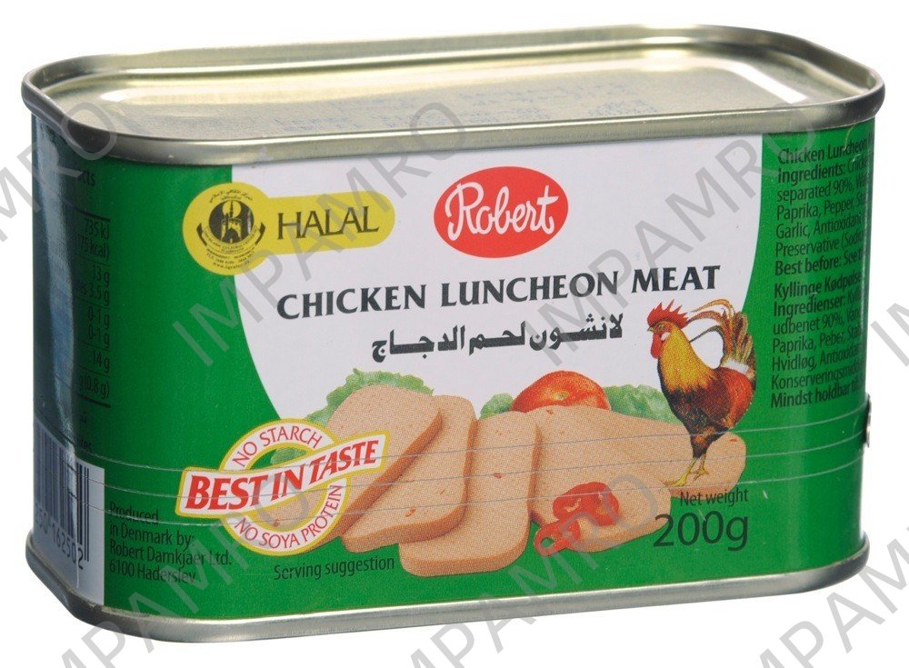 CHICKEN LUNCHEON MEAT TINNED