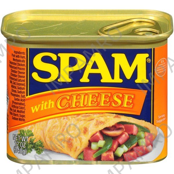 SPAM WITH CHEESE CHUNK TINNED