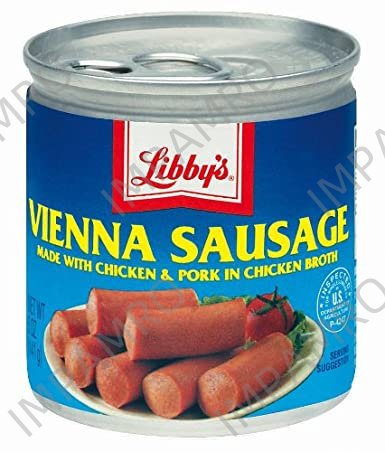 SAUSAGE PORK VIENNA TINNED