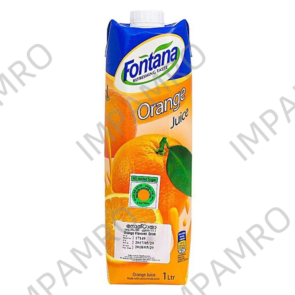JUICE ORANGE 1LTR X 12PKT