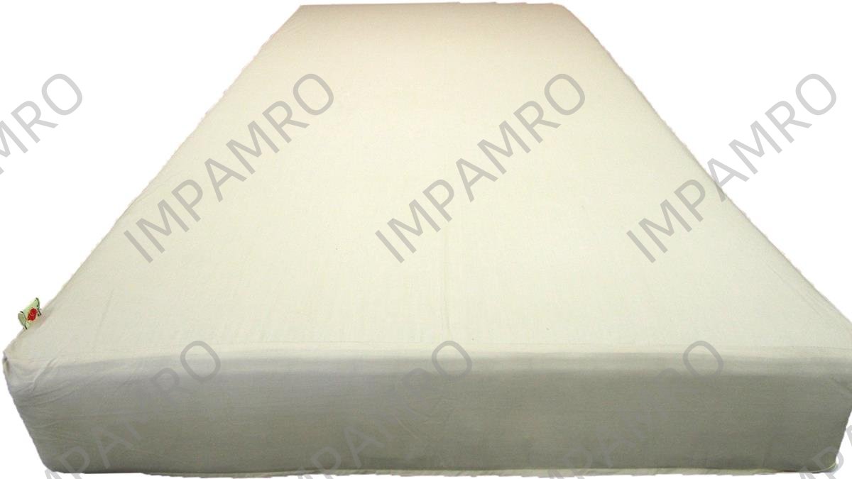 MATTRESS FLAME RETARDANT WHITE, POLYESTER 1400X2000X200MM