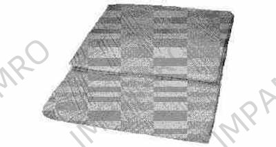 BED SPREAD COTTON WHITE 1500X2400MM