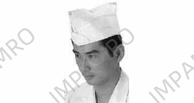 COOK'S CAP COTTON SKULL WHITE