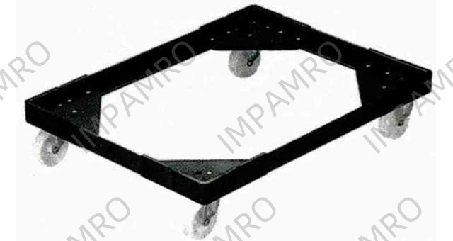 DOLLY FOR PLASTIC CONTAINER, INNER FRAME SIZE 355X500X135MM