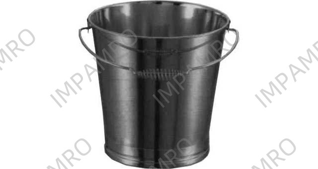 BUCKET STAINLESS STEEL 15LTR