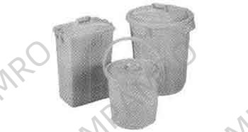 GARBAGE CAN PLASTIC W/COVER PAIL LIKE 25LTR