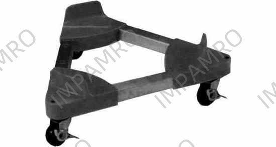 DOLLY STEEL FOR GARBAGE CAN, FOR 500MM DIAM (130LTR)