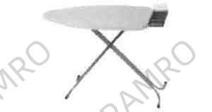 174728 IRONING TABLE ADJUSTABLE HEIGHT 1310X410MM