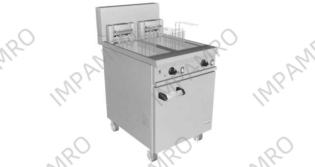 FRYER ELECTRIC TWIN PAN, OIL CAP 30 LTR 415V 30 50HZ