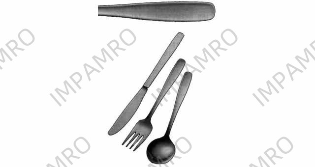 SOUP SPOON 18-CHROME STAINLESS STEEL PLAIN HANDLE
