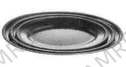 DISH OVAL STAINLESS STEEL 355X240MM