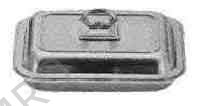 VEGETABLE DISH STAINLESS STEEL RECTANGULAR 290X230MM