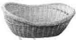 BREAD BASKET OVAL BAMBOO 290X180MM