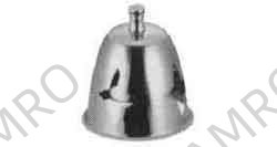 TABLE BELL CHROME PLATED BRASS