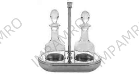 OIL & VINEGAR CASTER SET 180CCX2BTLS