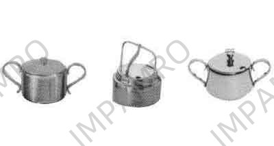 SUGAR POT STAINLESS STEEL 360CC