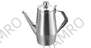 COFFEE POT STAINLESS STEEL 370CC