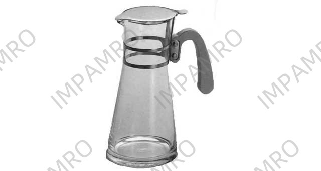 WATER JUG GLASS WITH COVER 1.9LTR