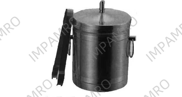 ICE PAIL STAINLESS STEEL 1.5LTR WITH ICE TONGS